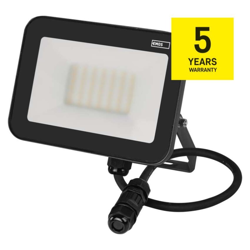 LED reflektor INOVO 30W, antracit,  neutrální bílá