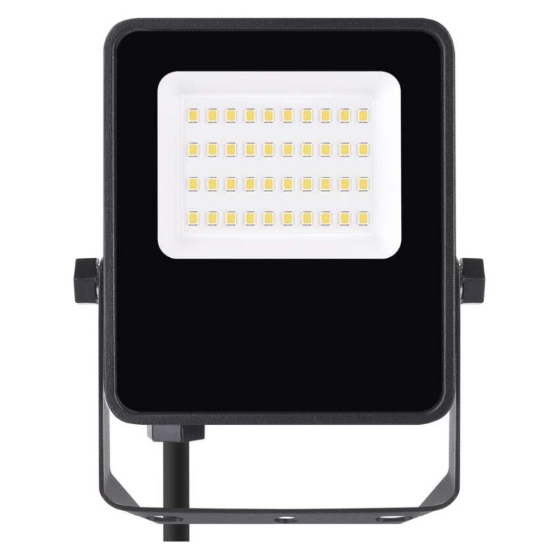 LED reflektor VISIO, 20 W, černý, neutrální bílá