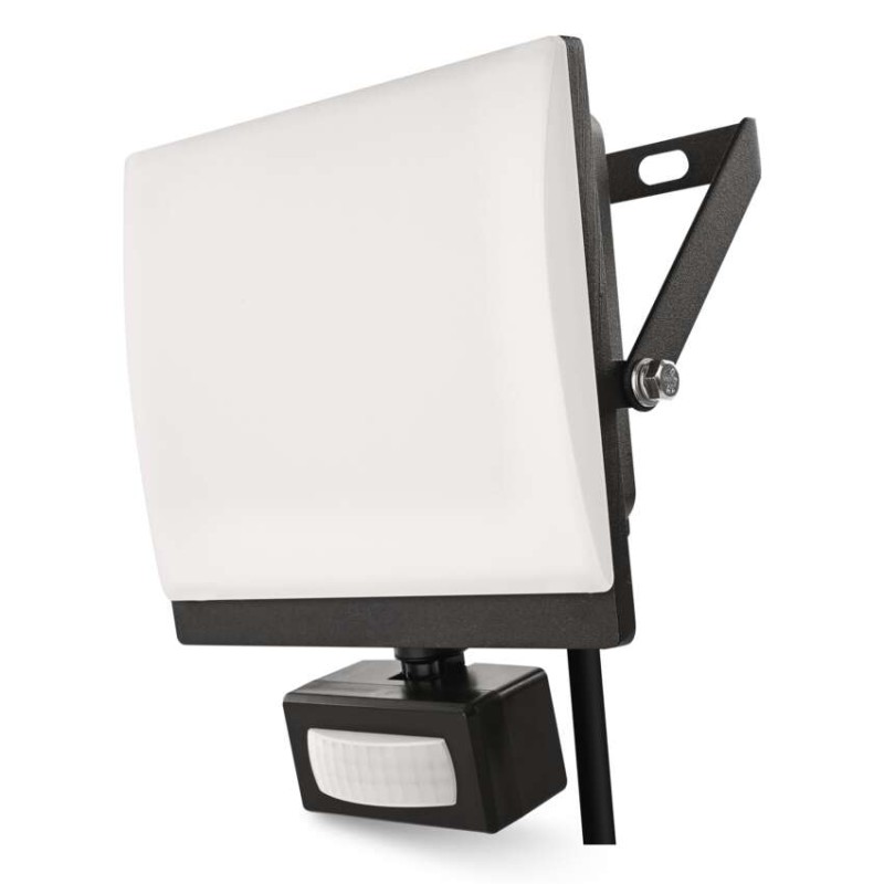 LED reflektor TAMBO EVO se senzorem pohybu, 30 W, 3000 lm, IP65, černý