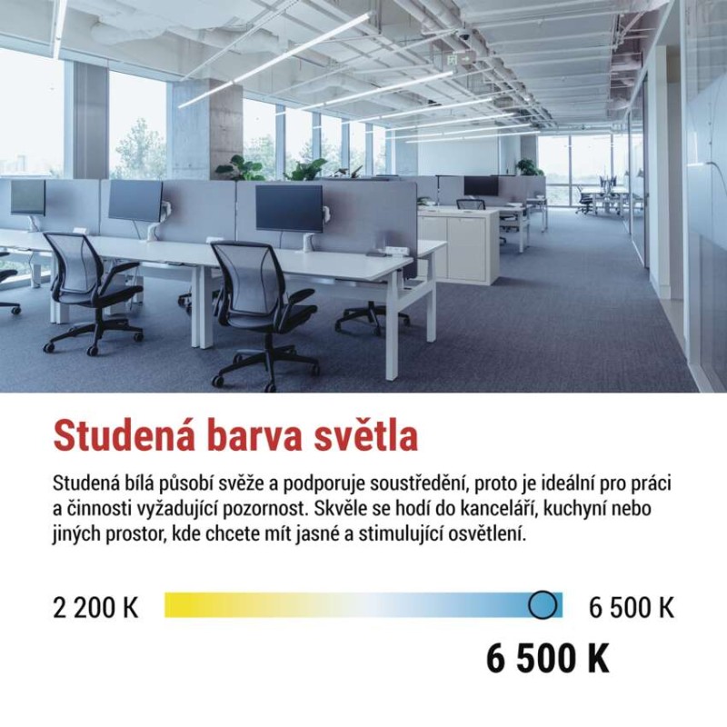 LED zářivka T8 24 W 150 cm studená bílá