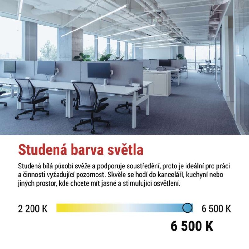 LED zářivka T8 24 W 150 cm studená bílá
