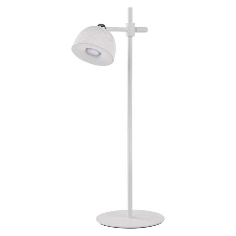 LED stolní lampa SOPHIE, nabíjecí, bílá