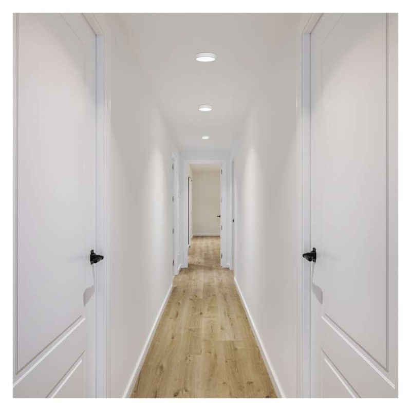 LED přisazené svítidlo NEXXO, kruhové, bílé, 7,6W, neutrální bílá