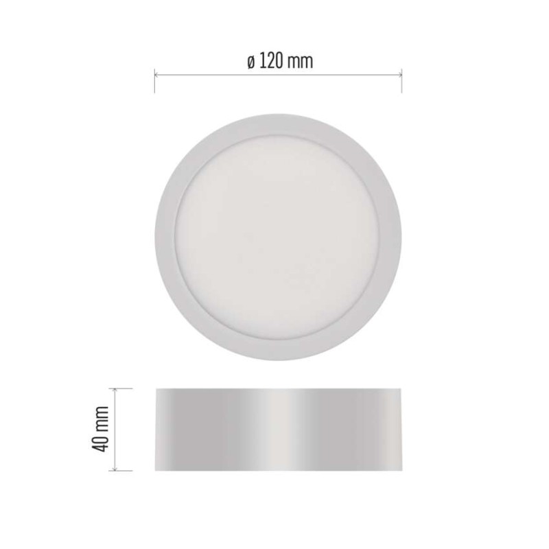 LED přisazené svítidlo NEXXO, kruhové, bílé, 7,6W, se změnou CCT