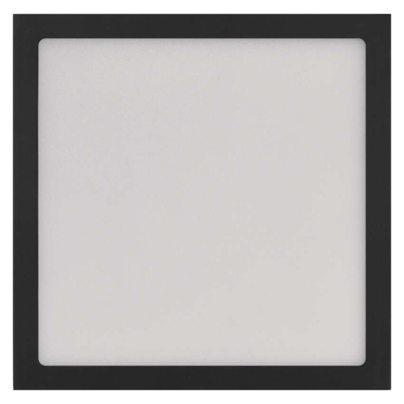 LED přisazené svítidlo NEXXO, čtvercové, černé,  12,5W, se změnou CCT