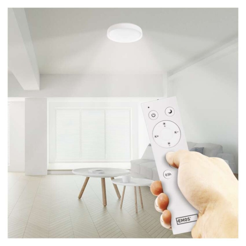 Chytré LED svítidlo GoSmart, přisazené, kruhové, 45W, RGB, stmívatelné, Wi-Fi