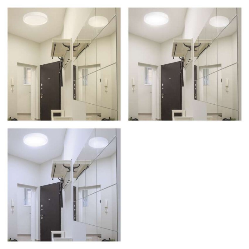 LED přisazené svítidlo ILVI, kruhové 45W, stmív. se změnou CCT