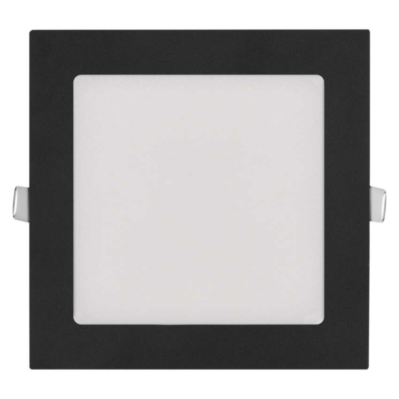 LED vestavné svítidlo NEXXO, čtvercové, černé, 12,5W, se změnou CCT