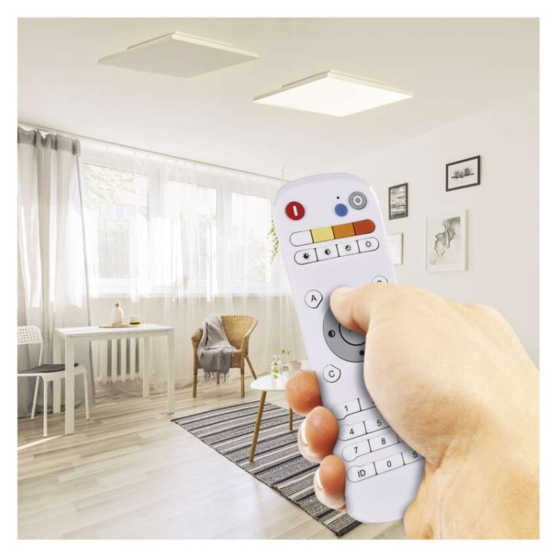 LED přisazené svítidlo RIVI, čtvercové 20W, stmív. se změnou CCT