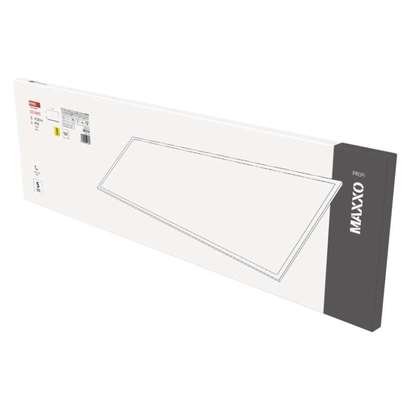 LED panel MAXXO 60×60, čtvercový vestavný bílý, 36W neutrální bílá