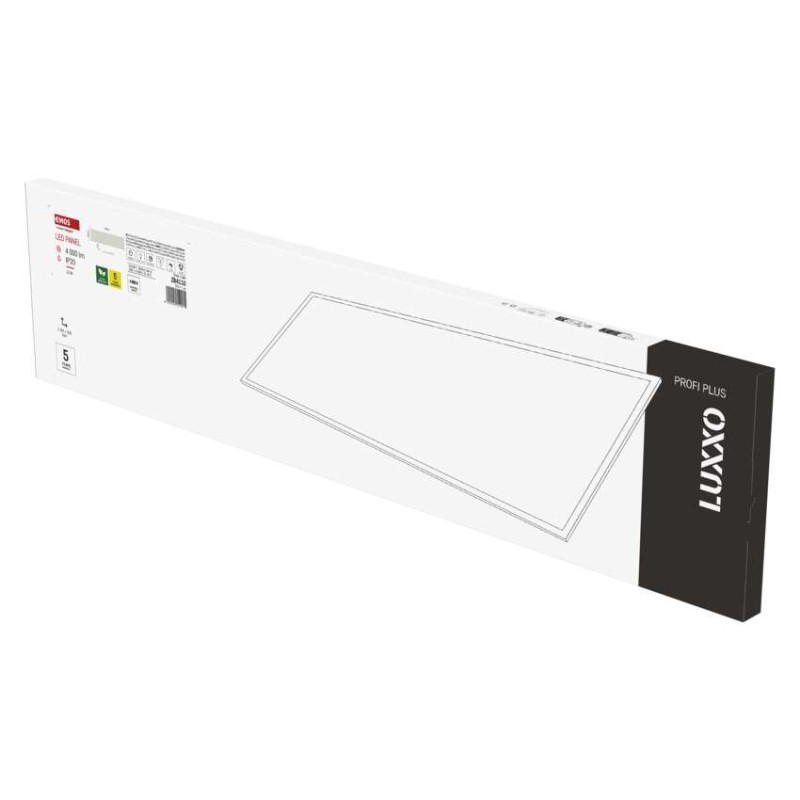 LED panel LUXXO 30×120, obdélníkový vestavný bílý, 22W, neutrální bílá