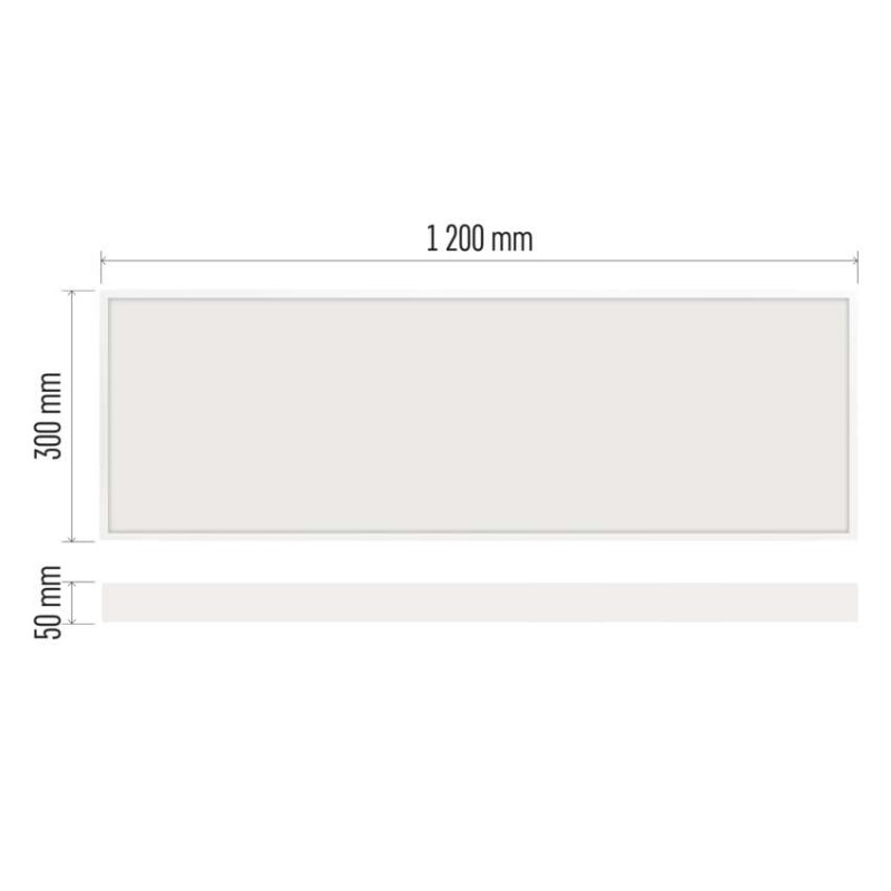 LED panel BAXXO 30×120, obdélníkový přisazený bílý, 36W, neutrální bílá