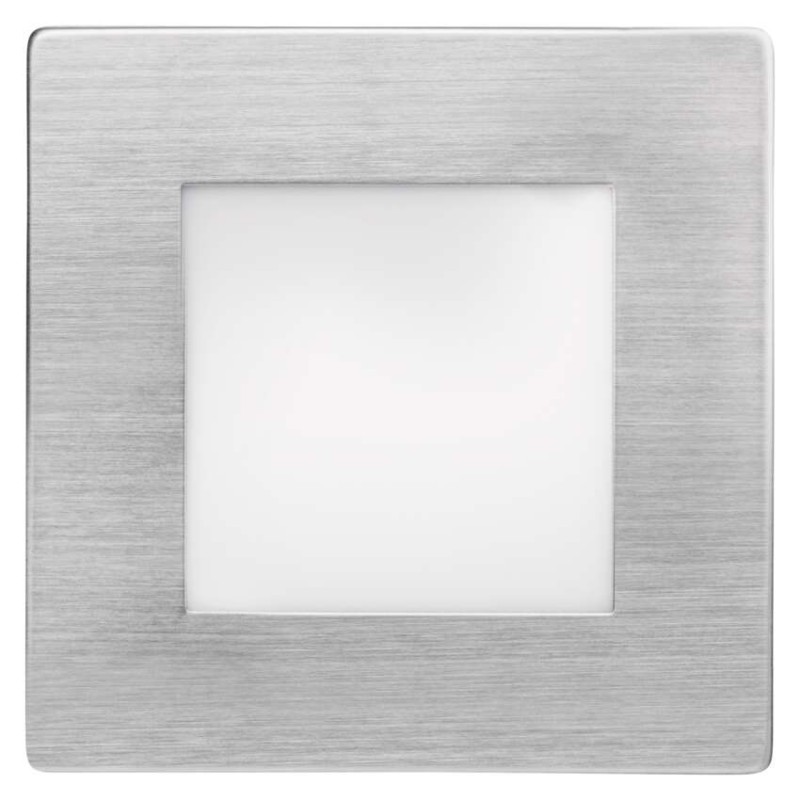 LED orientační vestavné svítidlo AMAL 80×80, 1,5W teplá bílá,IP65