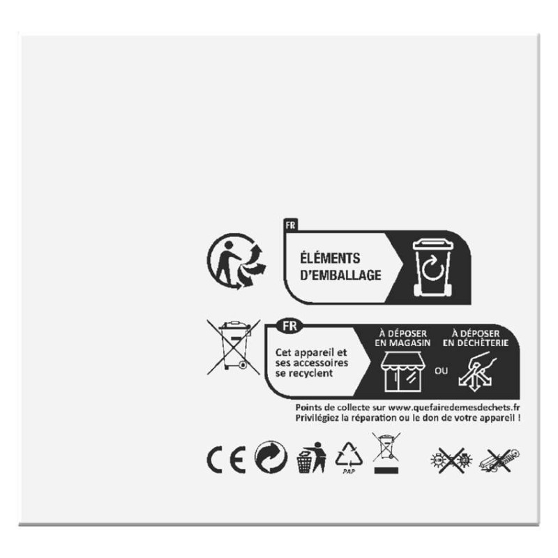 LED orientační vestavné svítidlo AMAL 80×80, 1,5W teplá bílá,IP65