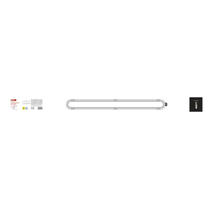 LED prachotěsné svítidlo MISTY 35W CW, IP66