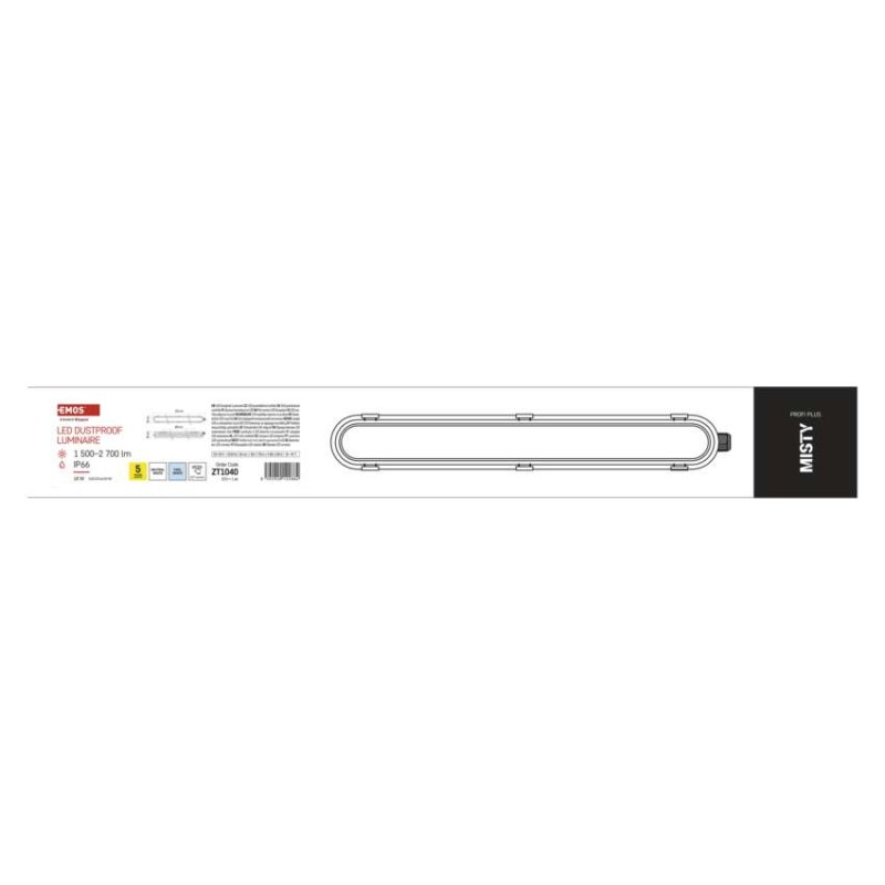 LED prachotěsné svítidlo MISTY 18W CCT, IP66