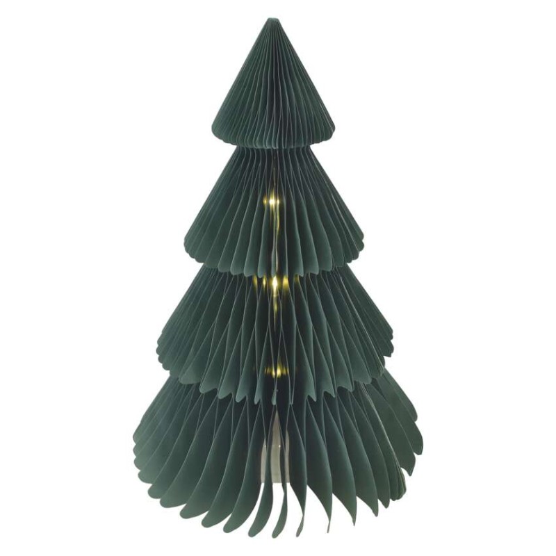Vánoční papírový strom se stojánkem, 30 cm, vnitřní