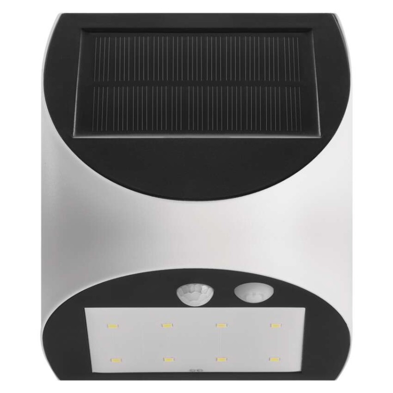 Solární LED svítidlo LUMI s pohybovým čidlem, bílé, neutrální bílá