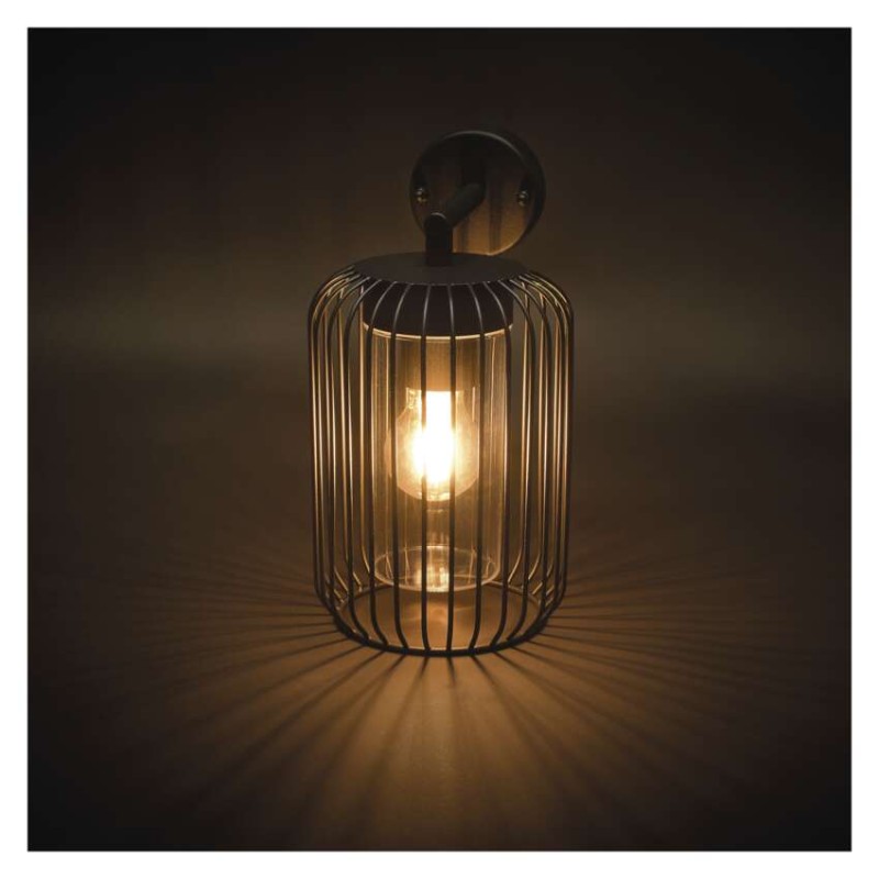 LED zahradní nástěnné svítidlo, 20,8 x 16 x 28,5 cm, 1 x E27, 15 W