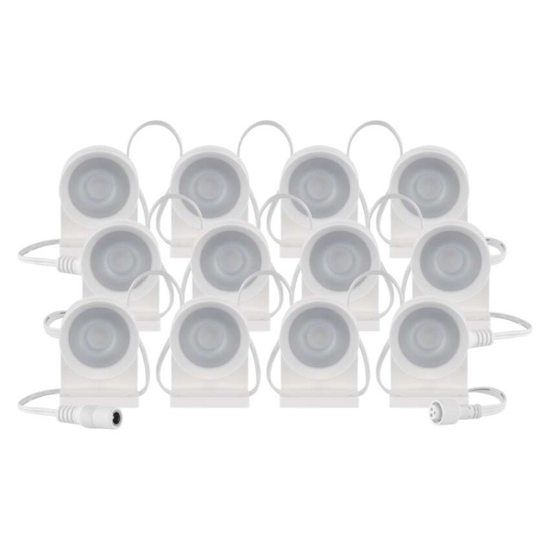 GoSmart LED bodové svítidlo – řetěz 255 cm, 12 dílů, 7 W, RGBIC+CCT, stmívatelné, WiFi