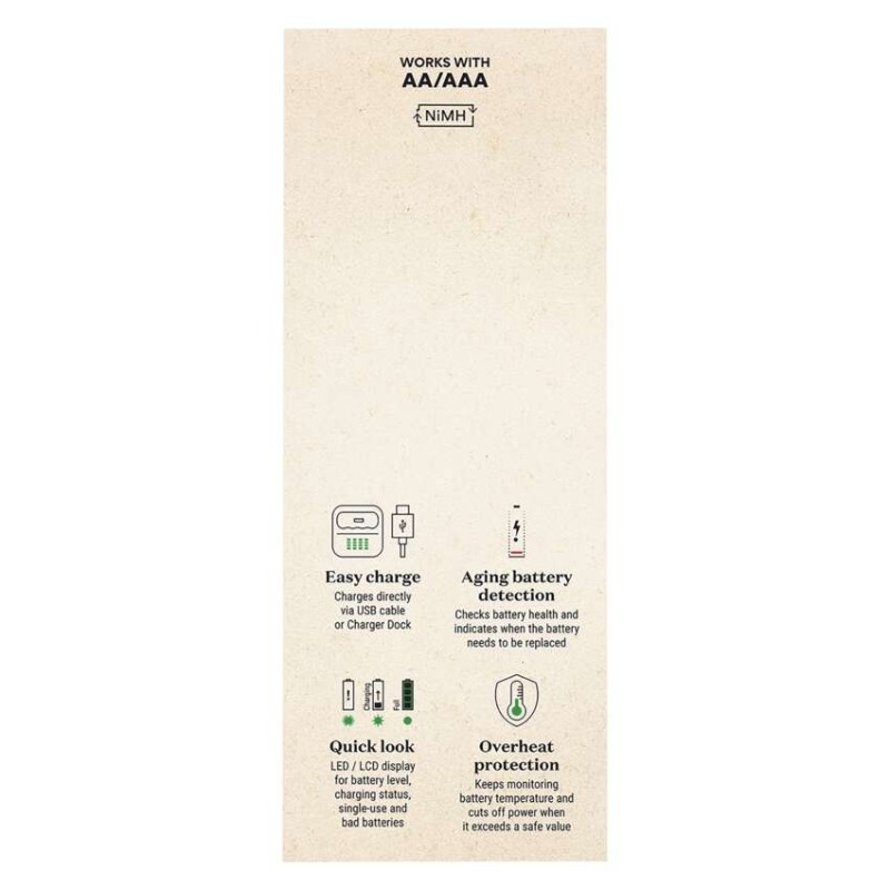 Nabíječka baterií GP B441 + Speed Dock + 4 x AA 2100 mAh
