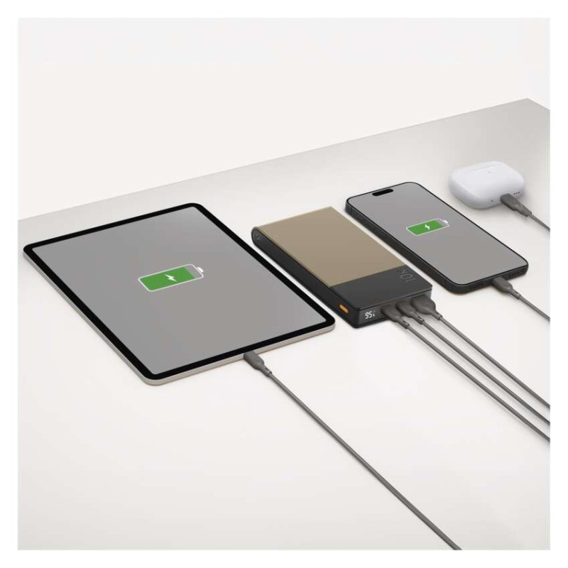 Powerbanka GP M2+ Series, 10 000 mAh, 22,5 W, béžová