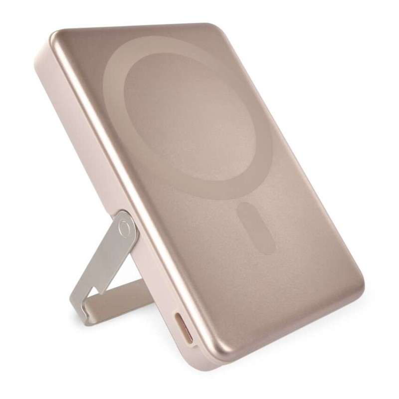 Powerbanka EMOS WI 1031, 10 000 mAh, 20 W + wireless, růžovo-zlatá
