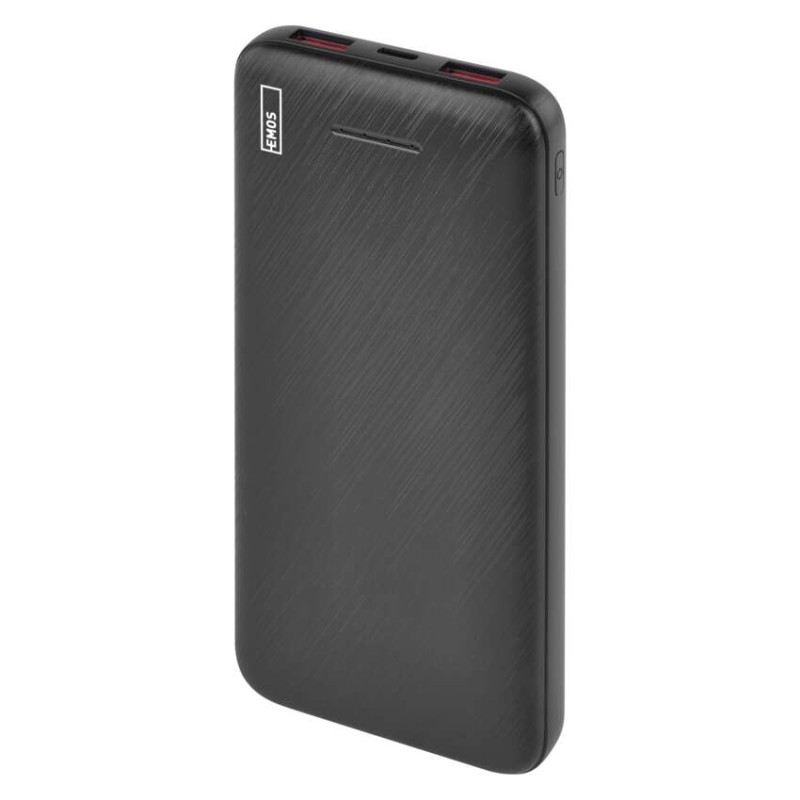 Powerbanka EMOS AlphaQ3, 10 000 mAh, 22,5 W, černá
