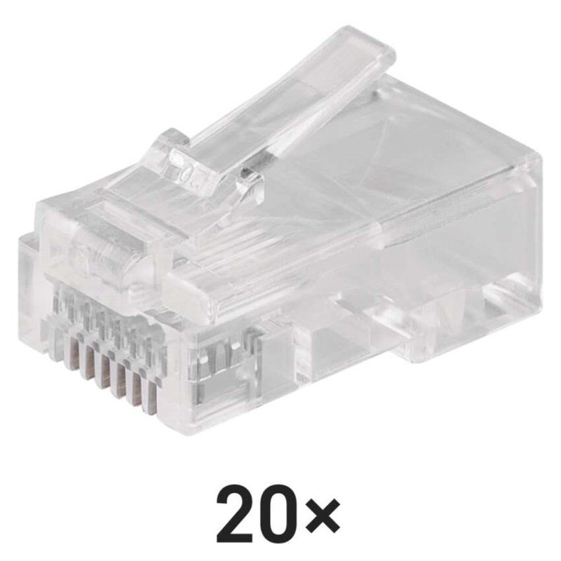 Konektor pro UTP kabel (drát), bílý
