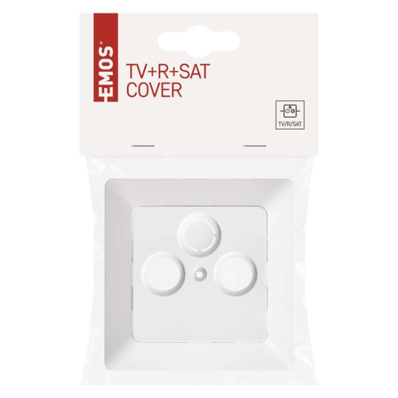 Kryt zásuvky TV+rozhlas+satelit