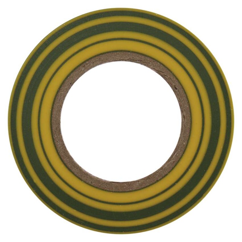Izolační páska PVC 19mm / 20m zelenožlutá
