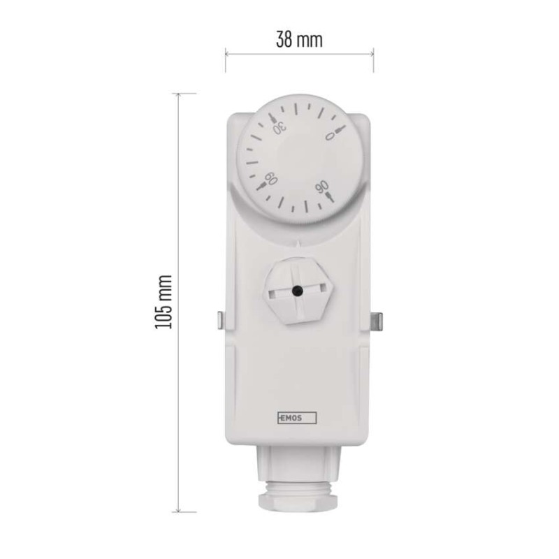 Příložný termostat EMOS P5681