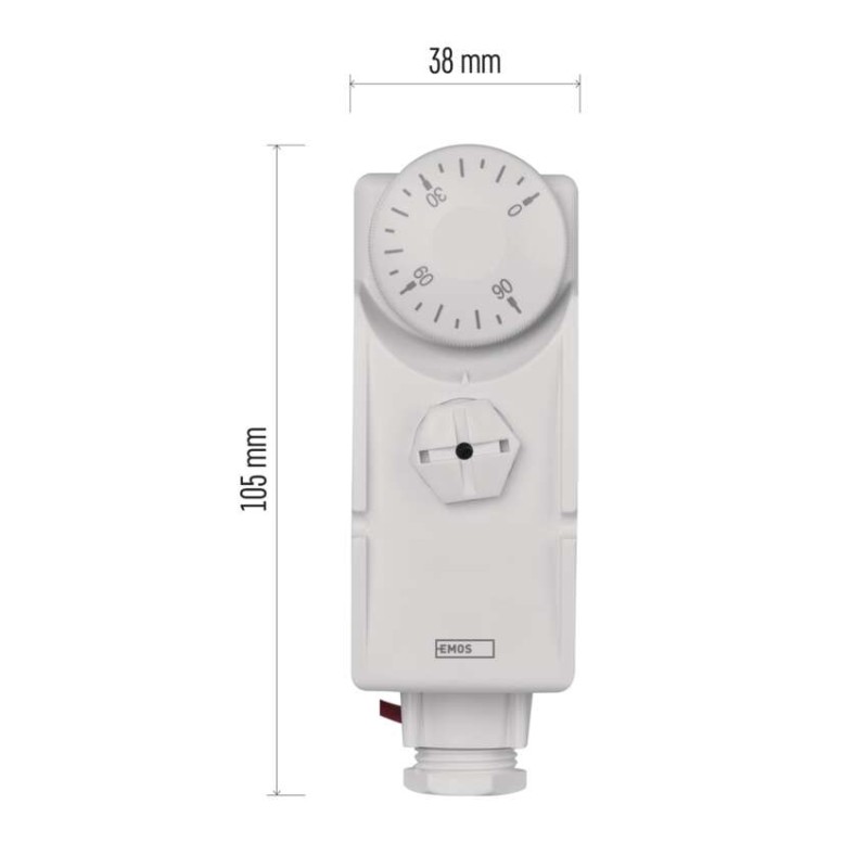 Termostat s kapilárovým čidlem EMOS P5682