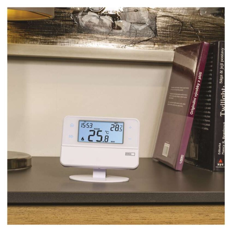 Pokojový termostat s komunikací OpenTherm, bezdrátový, P5616OT