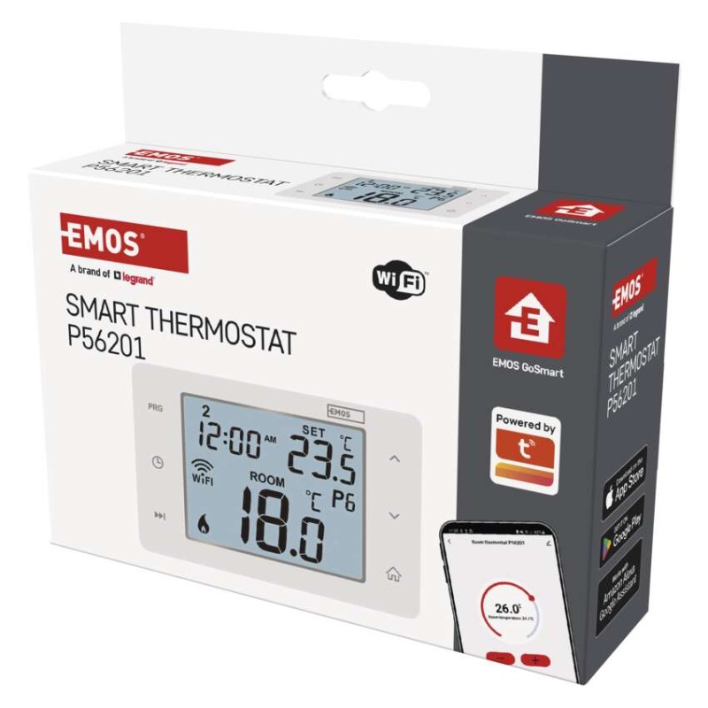 GoSmart Digitální pokojový termostat P56201 s wifi
