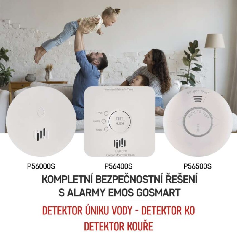 GoSmart Detektor kouře TS380C-HW s Wi-Fi