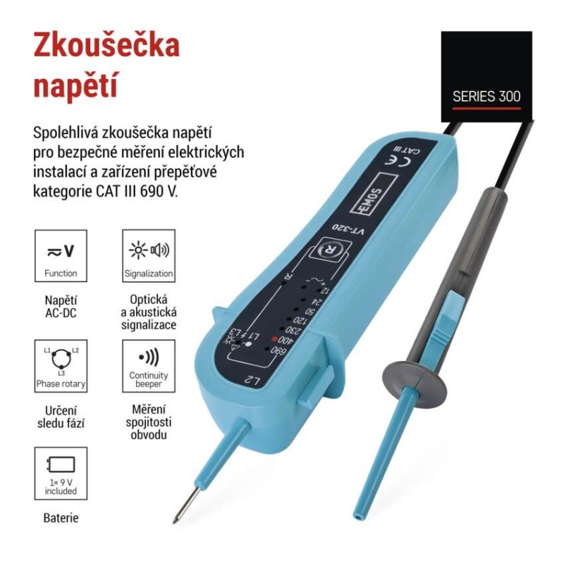 Zkoušečka napětí VT-320
