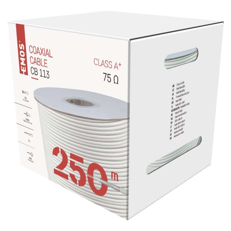 Koaxiální kabel CB113, 250m