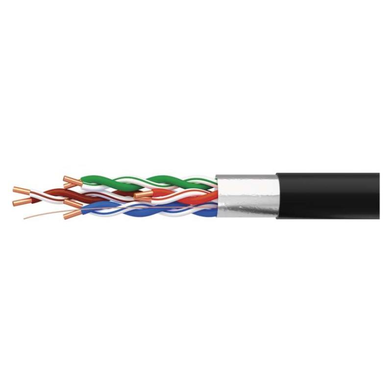 Datový kabel FTP 5E, outdoor, 100m