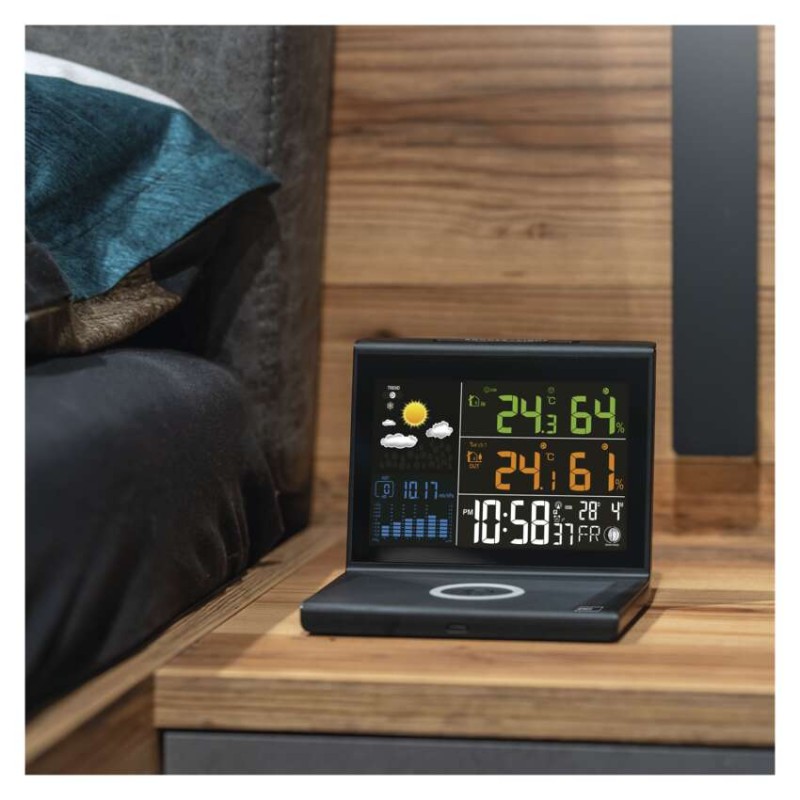 Meteostanice s bezdrátovým nabíjením E8010