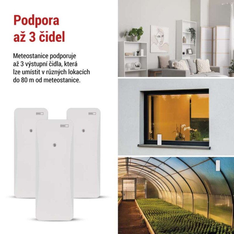 Domácí bezdrátová meteostanice E0531