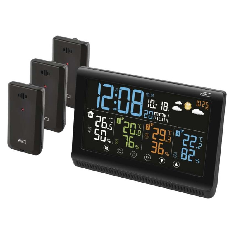 Domácí bezdrátová meteostanice E8614