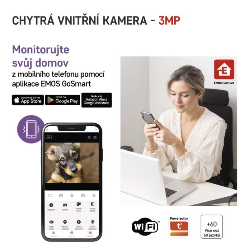 GoSmart Otočná kamera IP-110 CUBE s Wi-Fi