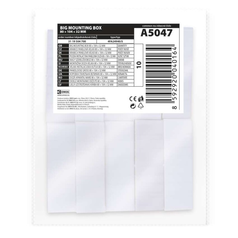 Krabice LK 80x28 2ZK