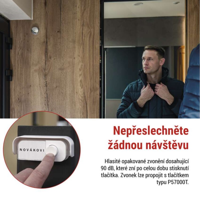 Drátový zvonek P57104