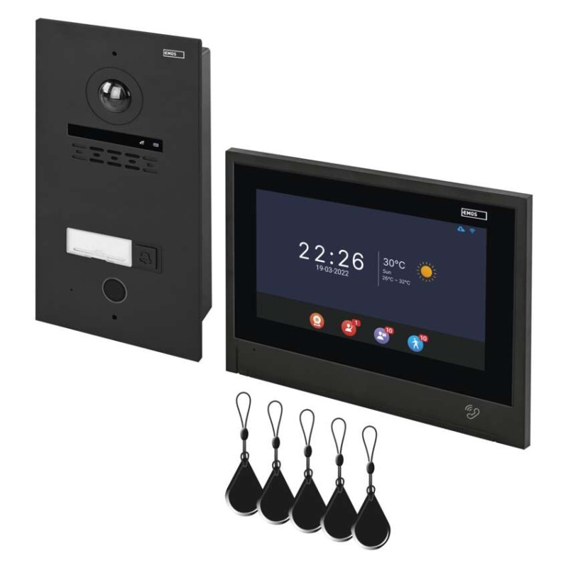 GoSmart Sada domovního videotelefonu IP-880A 2WIRE s WiFi