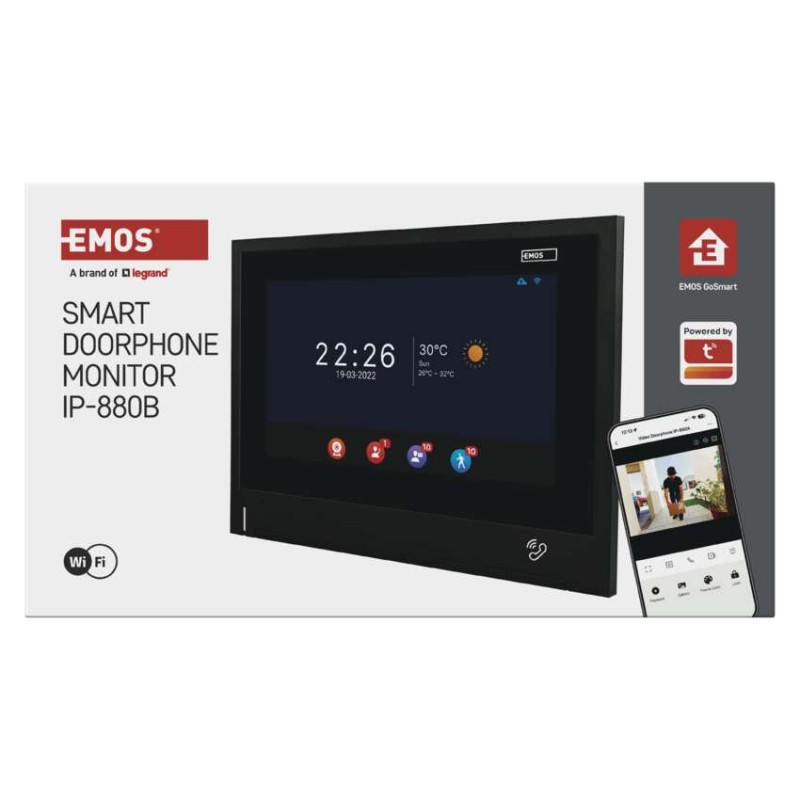 GoSmart Přídavný monitor IP880B 2WIRE domácího videotelefonu IP880A 2WIRE
