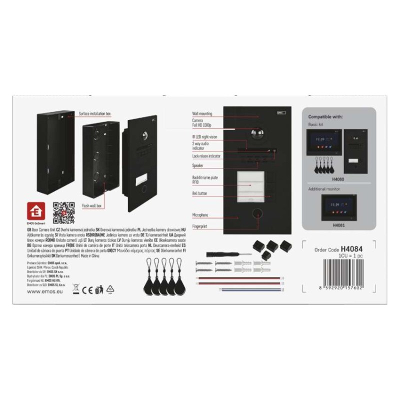 GoSmart Kamerová jednotka pro monitor IP880B 2WIRE a videotelefon IP-880A 2WIRE, 3 tlač.