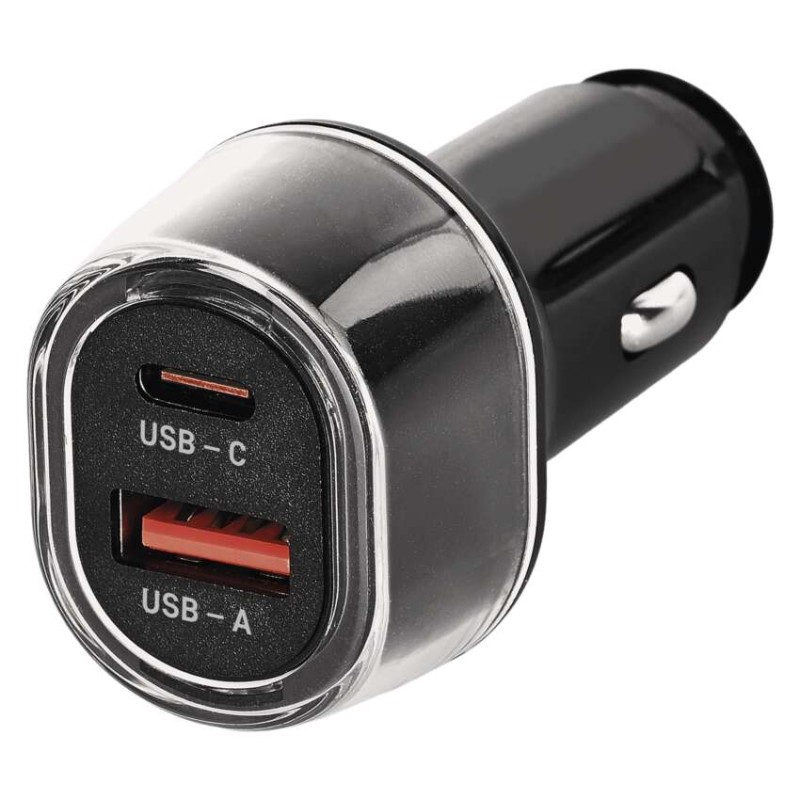 USB adaptér do auta PD/QC 48 W