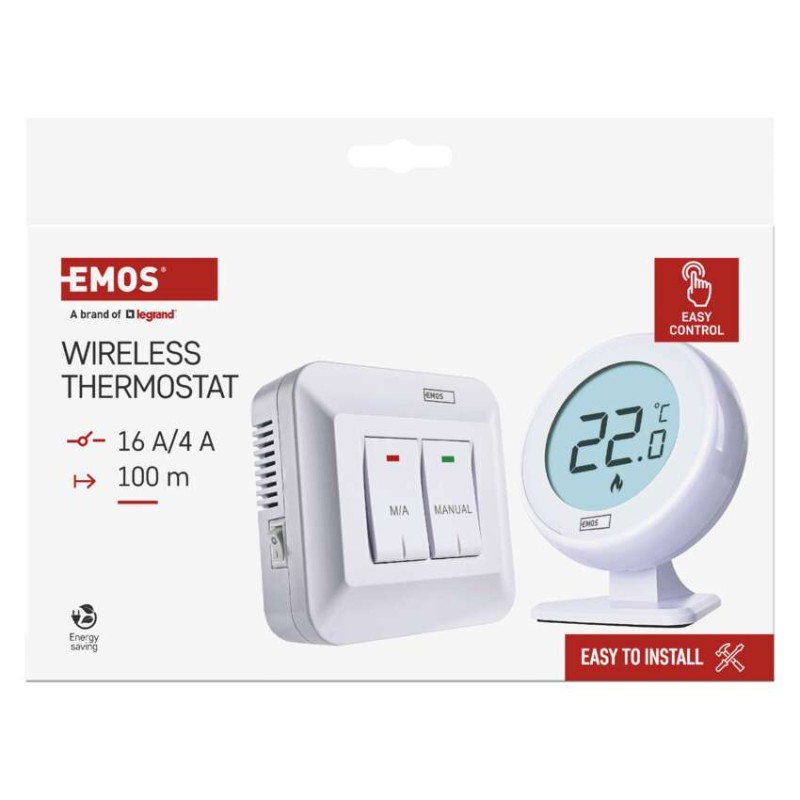 Pokojový manuální bezdrátový termostat P5618